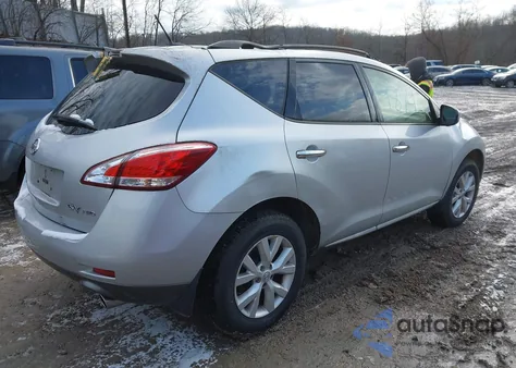 2013 Nissan Murano Sv из США, поврежденный, VIN JN8AZ1MW6DW301443